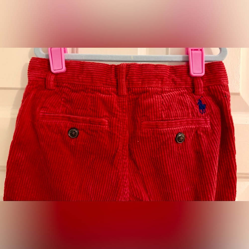 Polo by Ralph Lauren Kids Red Corduroy Pants - Picture 5 of 7